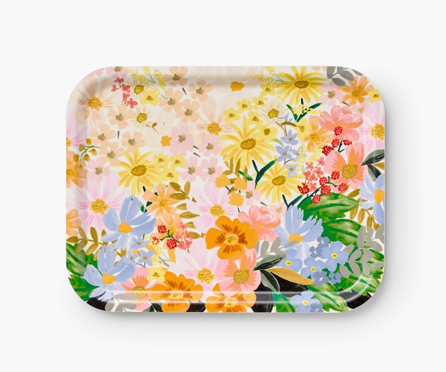 Home RIFLE PAPER Co. Serving Trays | Medium Rectangle Serving Tray| Medium Rectangle Serving Tray