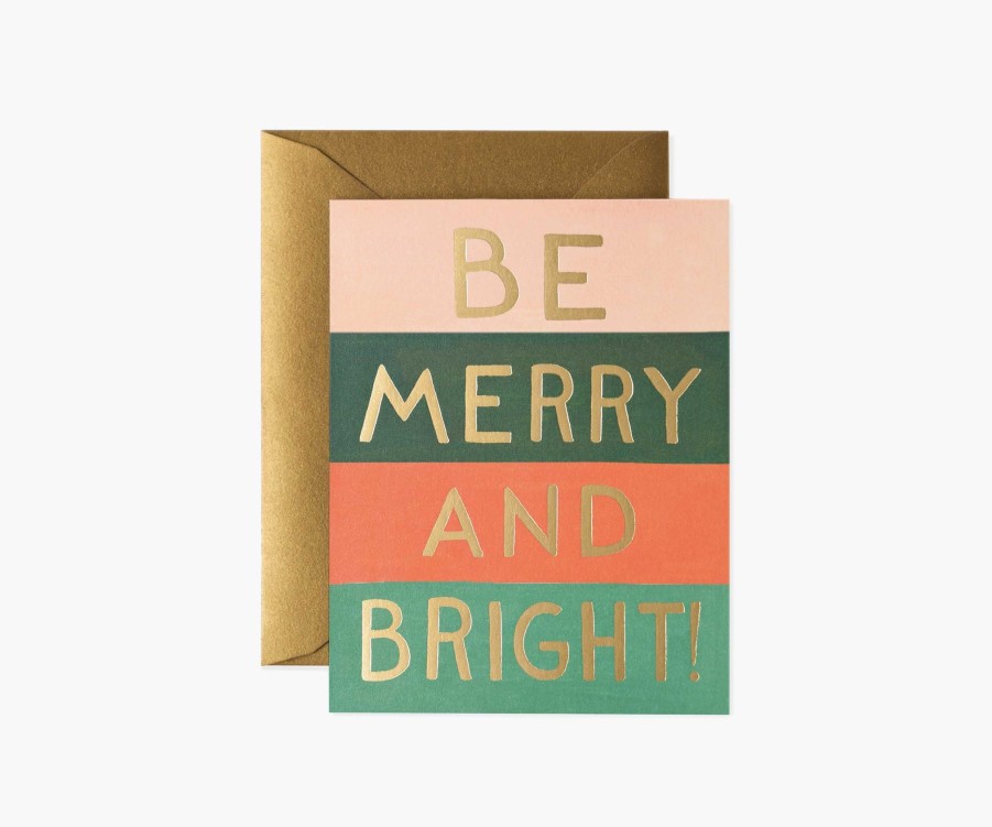 Cards & Occasions RIFLE PAPER Co. Christmas | Be Merry & Bright Colors|Be Merry & Bright Colors