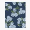 Home RIFLE PAPER Co. Samples | Hydrangea Wallpaper Sample|Hydrangea Navy Wallpaper Sample