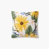 Home RIFLE PAPER Co. Floral | Dandelion Embroidered Pillow|Dandelion Blush Embroidered Pillow