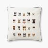 Home RIFLE PAPER Co. Figurative | Cool Cats Embroidered Pillow|Cool Cats Embroidered Pillow-Cream