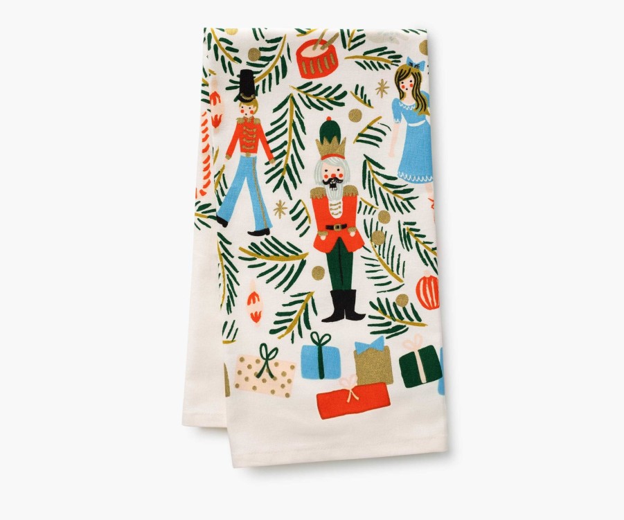 Home RIFLE PAPER Co. Tea Towels | Holiday Tea Towel| Tea Towel