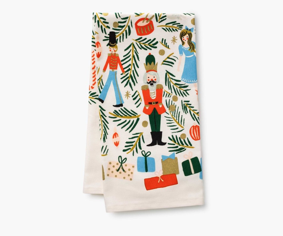 Home RIFLE PAPER Co. Tea Towels | Holiday Tea Towel| Tea Towel