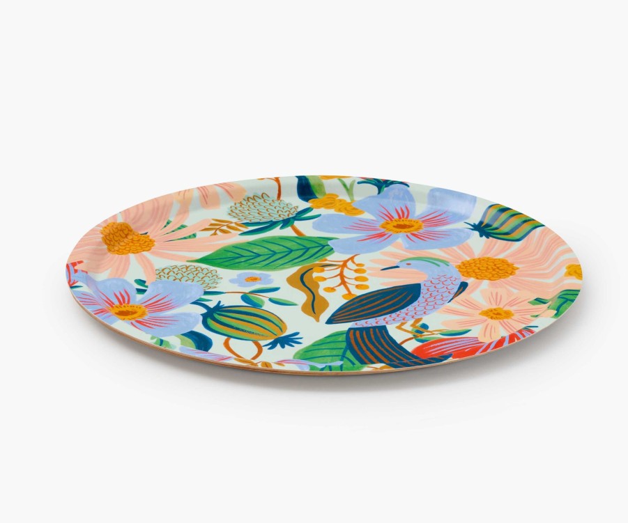 Home RIFLE PAPER Co. Serving Trays | Round Serving Tray| Round Serving Tray