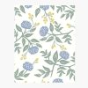 Home RIFLE PAPER Co. Samples | Peonies Wallpaper Sample|Peonies Periwinkle & Sage Wallpaper Sample