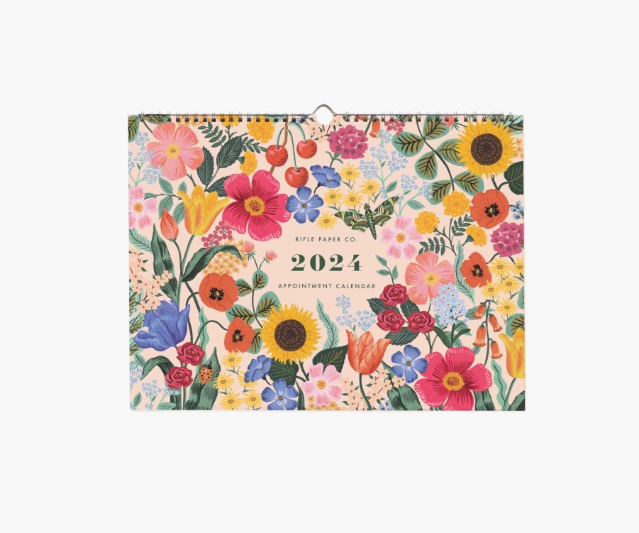 Desk & Journals RIFLE PAPER Co. | 2024 Appointment Wall Calendar|2024 Appointment Calendar