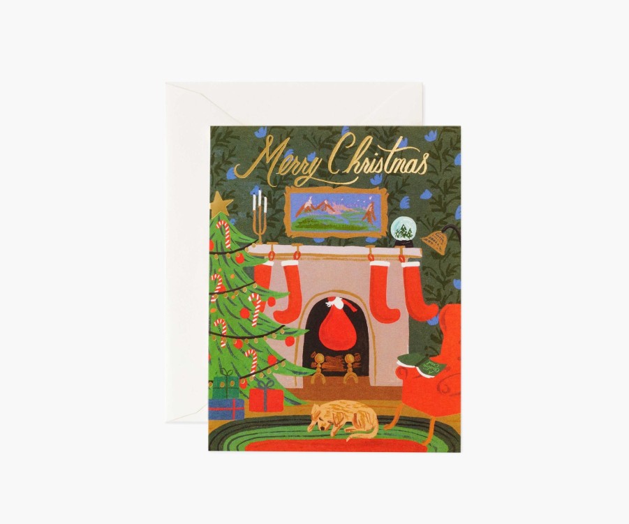 Cards & Occasions RIFLE PAPER Co. Christmas | Christmas Eve Scene|Christmas Eve Scene