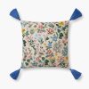 Home RIFLE PAPER Co. Floral | Mayfair Embroidered Pillow|Mayfair Navy Embroidered Pillow