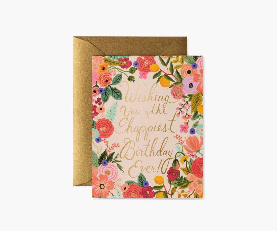 Cards & Occasions RIFLE PAPER Co. Birthday | Garden Party Birthday Greeting Card|Garden Party Birthday Greeting Card