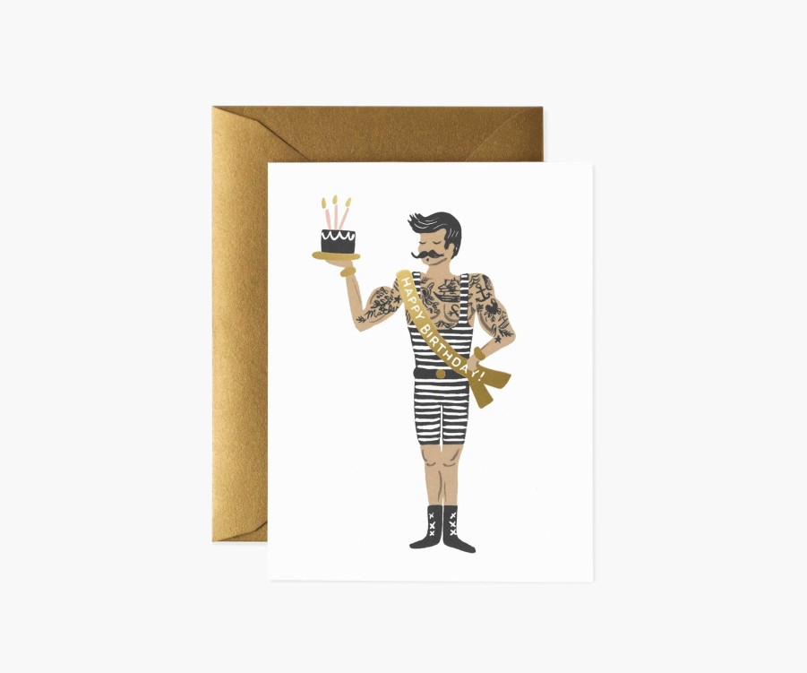 Cards & Occasions RIFLE PAPER Co. Birthday | Strongman Birthday|Strongman Birthday