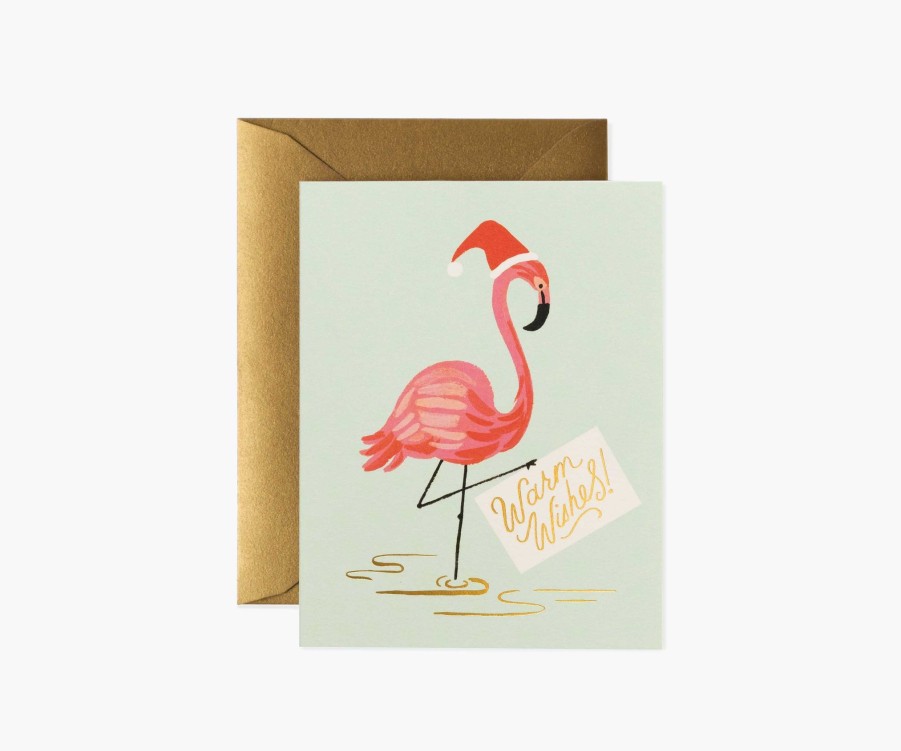 Cards & Occasions RIFLE PAPER Co. Christmas | Holiday Flamingo |Holiday Flamingo