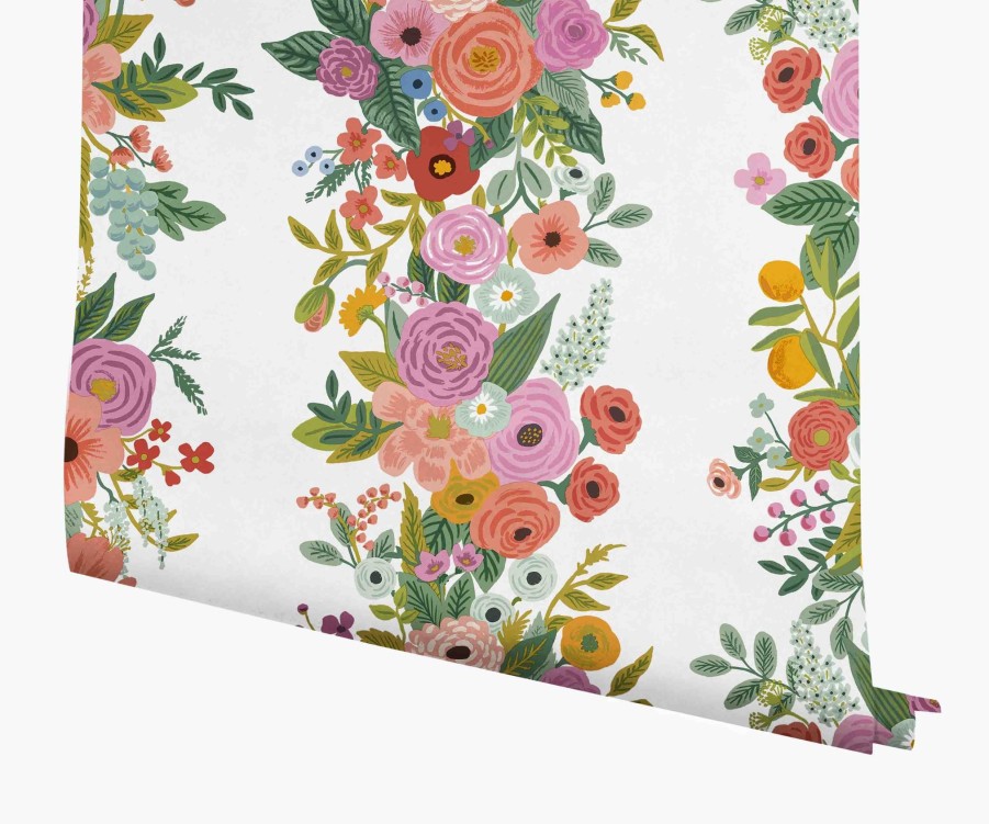 Home RIFLE PAPER Co. Traditional | Garden Party Trellis Wallpaper|Garden Party Trellis Pastel Multi Wallpaper Double Roll