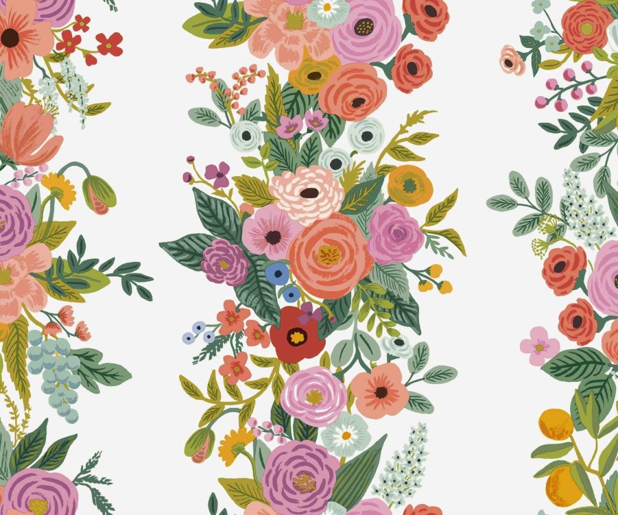 Home RIFLE PAPER Co. Traditional | Garden Party Trellis Wallpaper|Garden Party Trellis Pastel Multi Wallpaper Double Roll