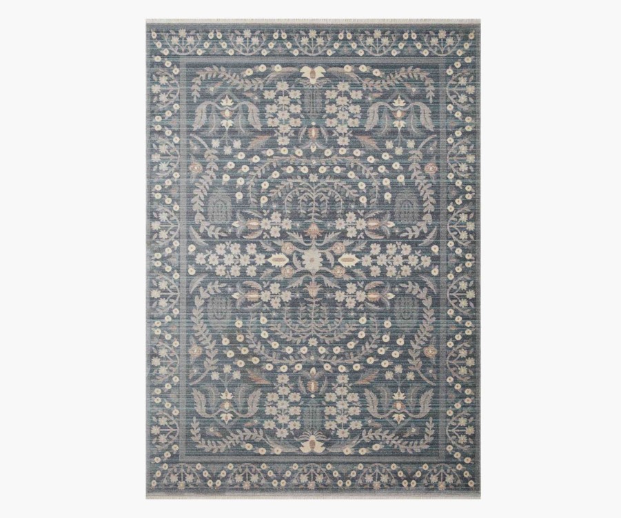 Home RIFLE PAPER Co. Traditional | Holland Anika Blue Power-Loomed Rug|Holland Anika Blue Power-Loomed Rug