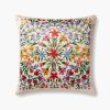 Home RIFLE PAPER Co. Floral | Floral Medallion Printed Pillow|Floral Medallion Cream Printed Pillow