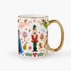 Home RIFLE PAPER Co. Mugs | Holiday Porcelain Mug| Porcelain Mug