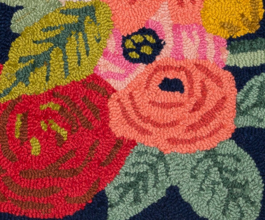 Home RIFLE PAPER Co. Scatter | Bouquet Garden Party Multi Wool-Hooked Rug|Bouquet Garden Party Multi Wool-Hooked Rug