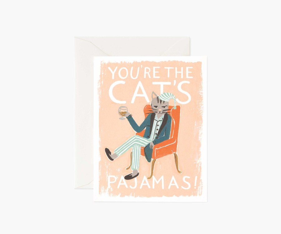 Cards & Occasions RIFLE PAPER Co. Love & Friendship | You'Re The Cat'S Pajamas|You'Re The Cat'S Pajamas