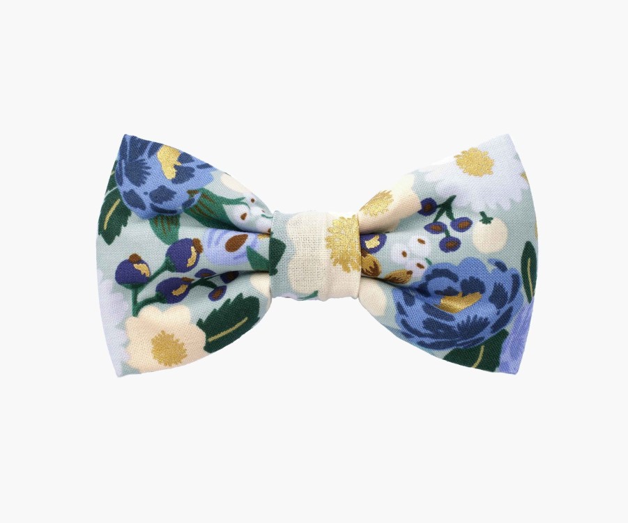 Accessories & Apparel RIFLE PAPER Co. Face Masks | Vintage Blossom Mint Bow Tie|Vintage Blossom Mint Bow Tie