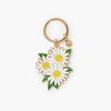 Accessories & Apparel RIFLE PAPER Co. Keychains | Daisies Enamel Keychain|Daisies Enamel Keychain