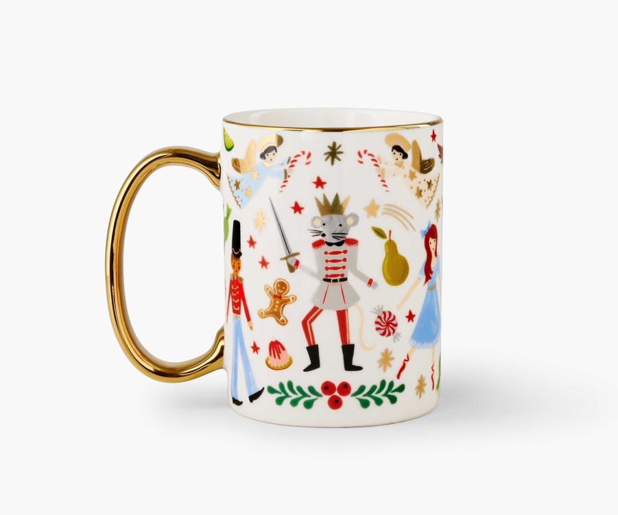 Home RIFLE PAPER Co. Mugs | Holiday Porcelain Mug| Porcelain Mug