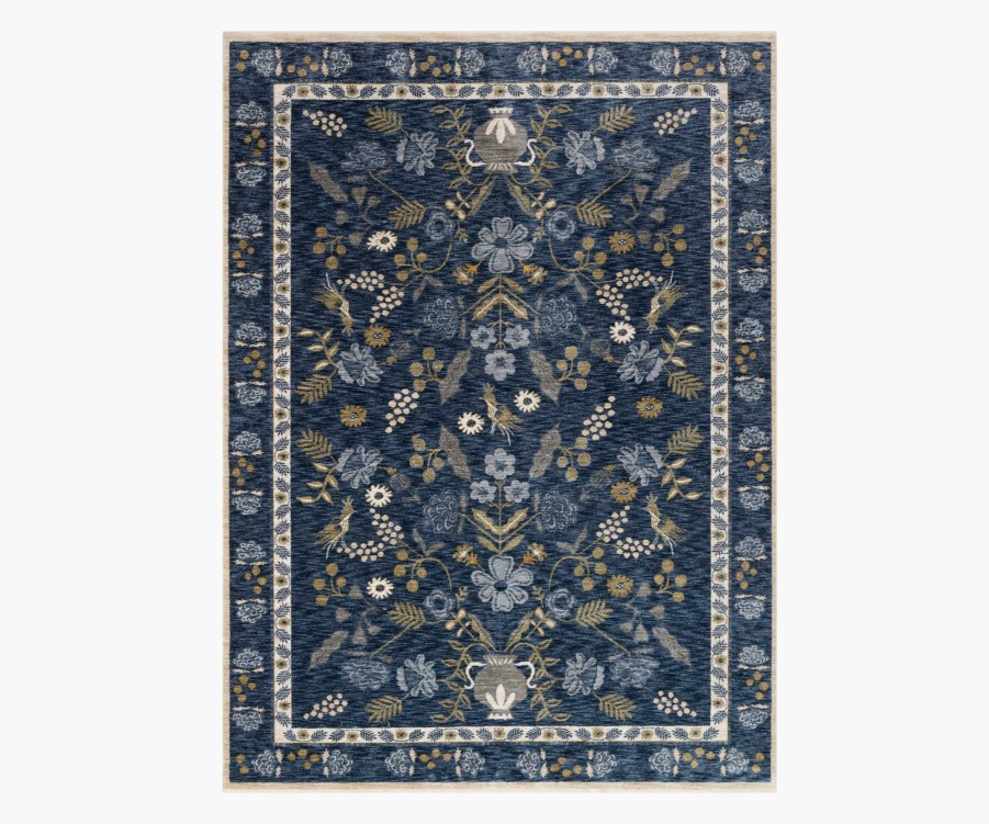 Home RIFLE PAPER Co. Traditional | Kismet Amphora Navy Power-Loomed Rug|Kismet Amphora Navy Power-Loomed Rug