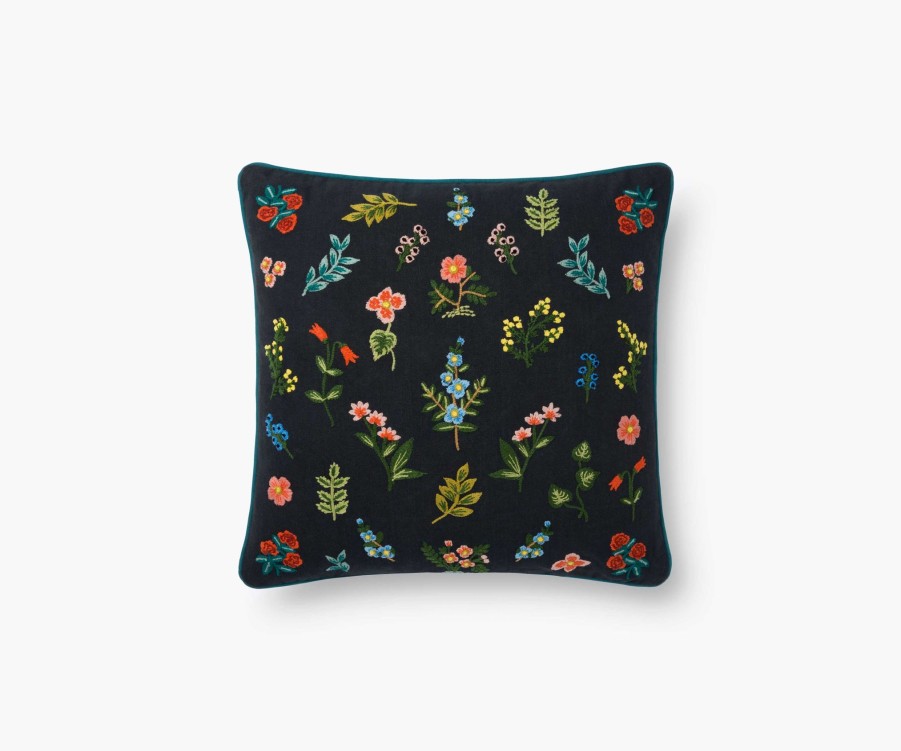 Home RIFLE PAPER Co. Floral | Wildwood Embroidered Pillow|Wildwood Embroidered Pillow-Blush