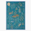 Home RIFLE PAPER Co. Statement | Menagerie Les Fauves Marine Power-Loomed Rug|Menagerie Les Fauves Marine Power-Loomed Rug