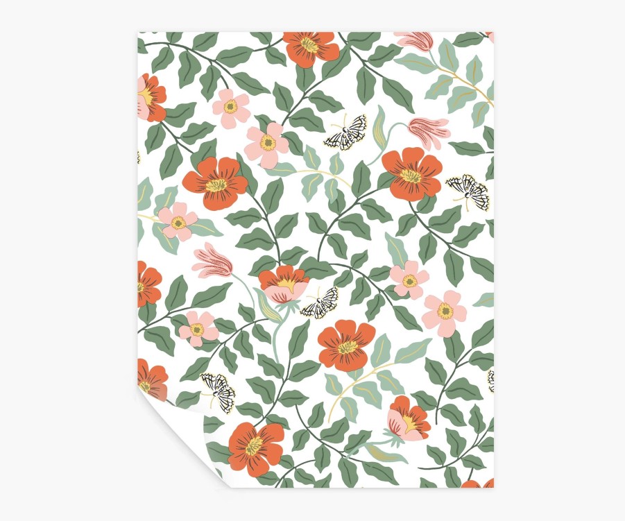 Home RIFLE PAPER Co. Peel & Stick | Primrose Peel & Stick Wallpaper Sample|Primrose Rose & Navy Peel & Stick Wallpaper Sample