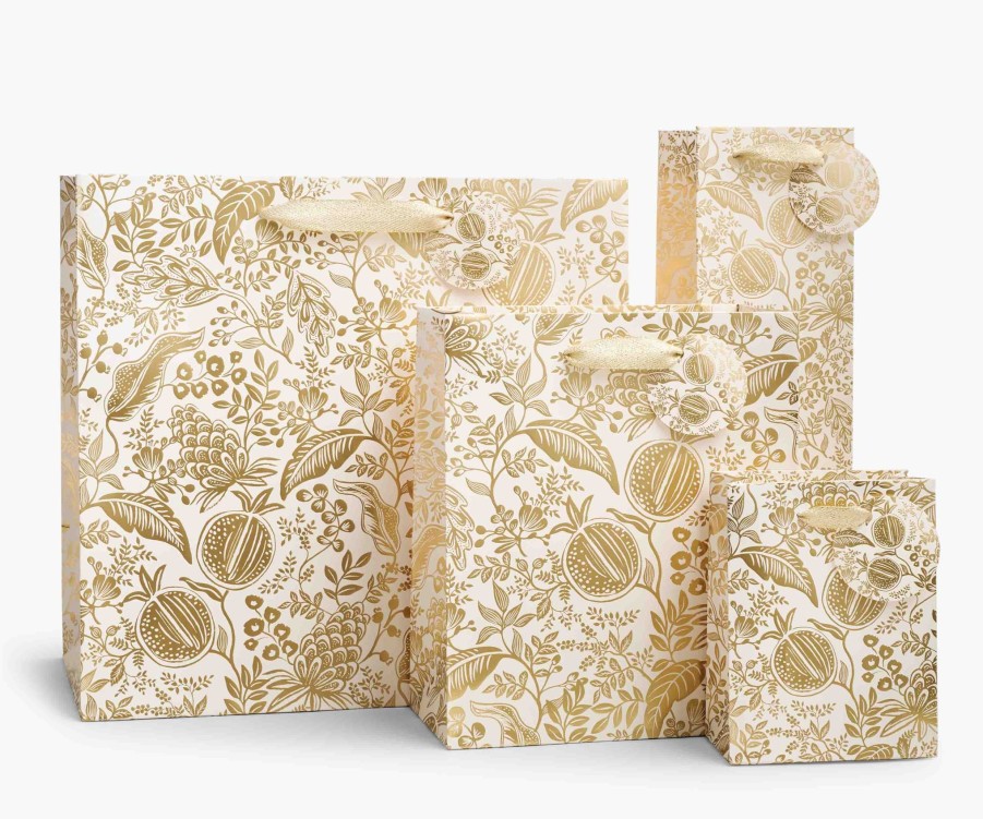 Cards & Occasions RIFLE PAPER Co. Gift Bags | Pomegranate Gift Bag|Pomegranate Small Gift Bag