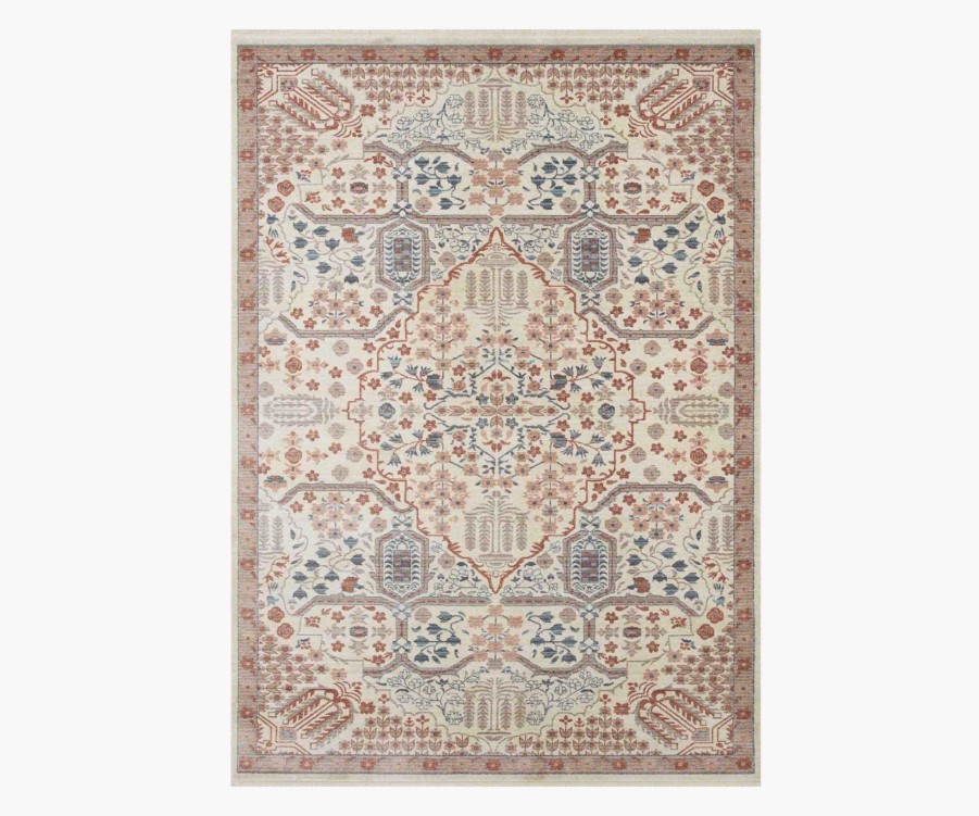 Home RIFLE PAPER Co. Neutral | Holland Isa Rust Power-Loomed Rug|Holland Isa Rust Power-Loomed Rug