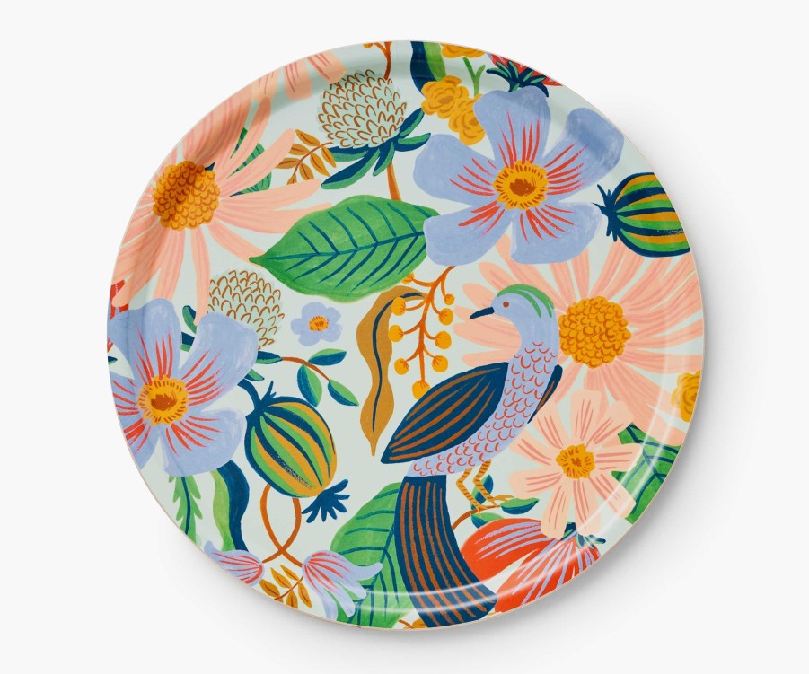 Home RIFLE PAPER Co. Serving Trays | Round Serving Tray| Round Serving Tray