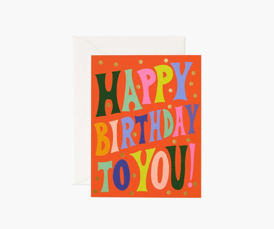 Cards & Occasions RIFLE PAPER Co. Birthday | Groovy Birthday|Groovy Birthday