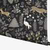 Home RIFLE PAPER Co. Traditional | Menagerie Wallpaper|Menagerie Black Wallpaper Double Roll