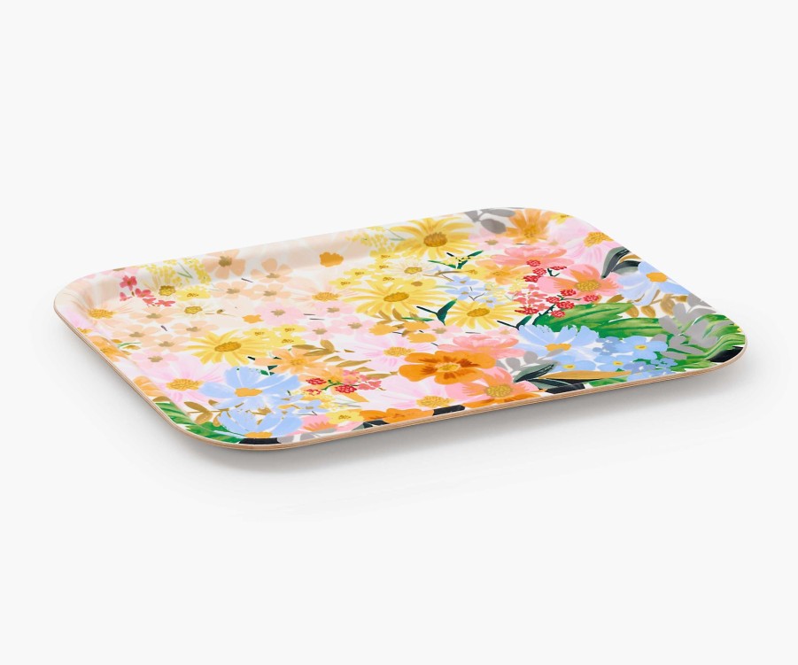 Home RIFLE PAPER Co. Serving Trays | Medium Rectangle Serving Tray| Medium Rectangle Serving Tray