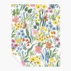 Home RIFLE PAPER Co. Peel & Stick | Lea Peel & Stick Wallpaper Sample|Lea Indigo Peel & Stick Wallpaper Sample