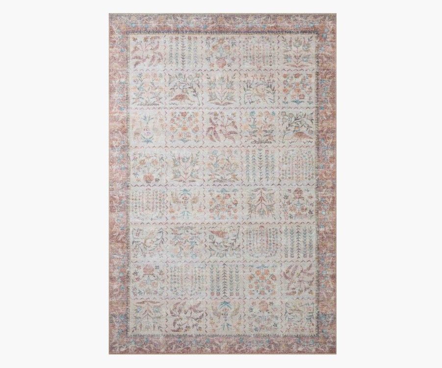 Home RIFLE PAPER Co. Neutral | Maison Gallerie Printed Rug|Maison Gallerie Cream Power-Loomed Rug 2.3X3.9