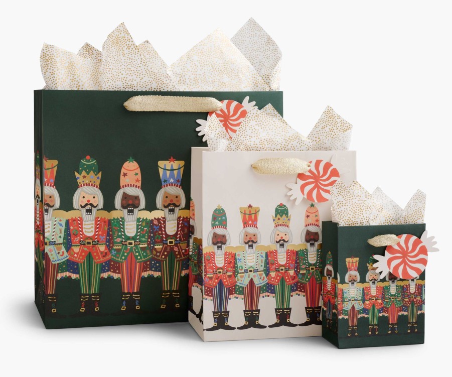 Cards & Occasions RIFLE PAPER Co. Gift Bags | Nutcracker Brigade Gift Bag Set|Nutcracker Brigade Gift Bag Set