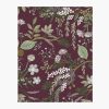 Home RIFLE PAPER Co. Samples | Juniper Forest Wallpaper Sample|Juniper Forest Burgundy Wallpaper Sample