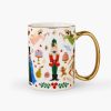 Home RIFLE PAPER Co. Mugs | Holiday Porcelain Mug| Claus Porcelain Mug