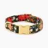 Accessories & Apparel RIFLE PAPER Co. Face Masks | Poinsettia Bouquet Dog Collar|Poinsettia Bouquet Dog Collar