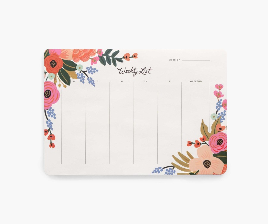 Desk & Journals RIFLE PAPER Co. Weekly Pads | Weekly Desk Pad| Weekly Desk Pad