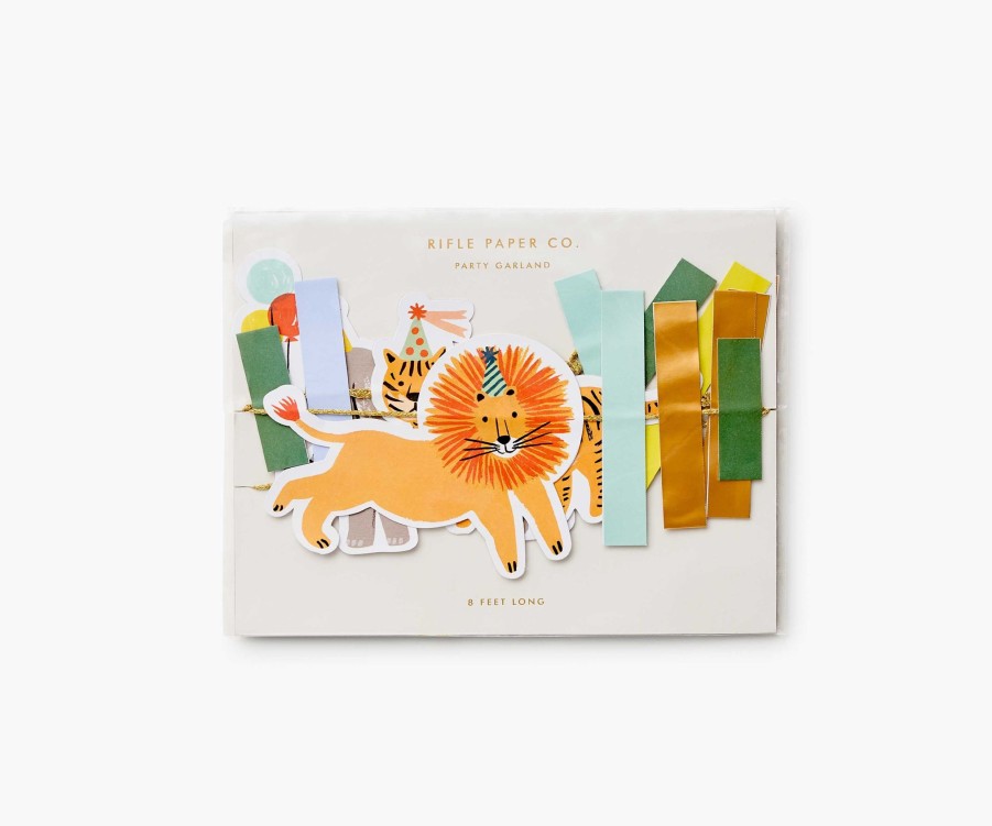 Cards & Occasions RIFLE PAPER Co. Kits & Decor | Garland| Garland Party Animals