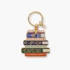 Accessories & Apparel RIFLE PAPER Co. Keychains | Book Club Enamel Keychain|Book Club Enamel Keychain