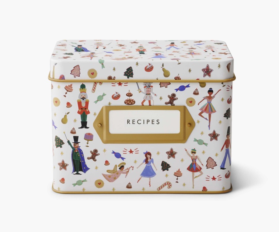 Home RIFLE PAPER Co. Recipe Organization | Nutcracker Sweets Recipe Tin|Nutcracker Sweets Recipe Tin