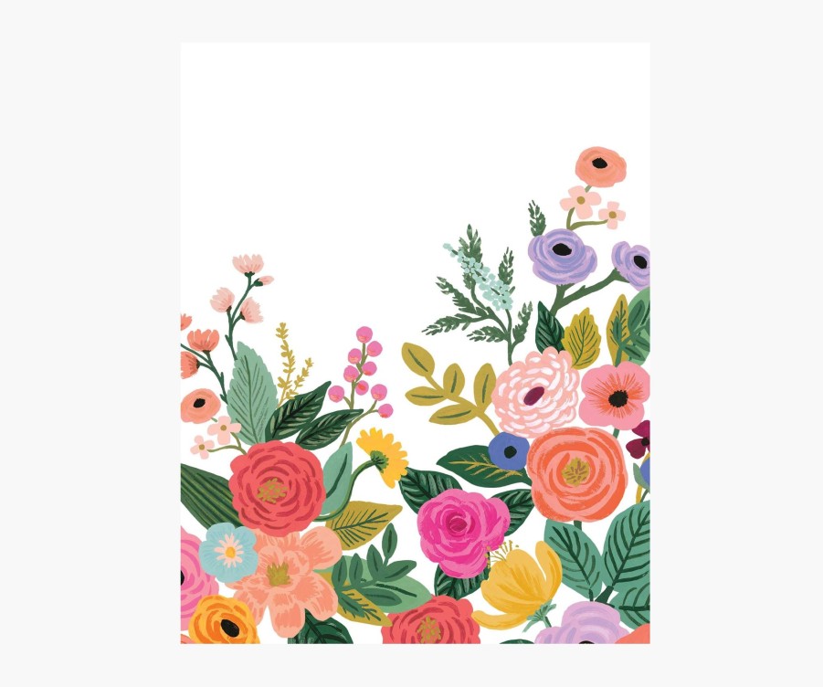 Home RIFLE PAPER Co. Samples | Garden Party Wallpaper Mural Sample|Garden Party Rose Multi Wallpaper Mural Sample