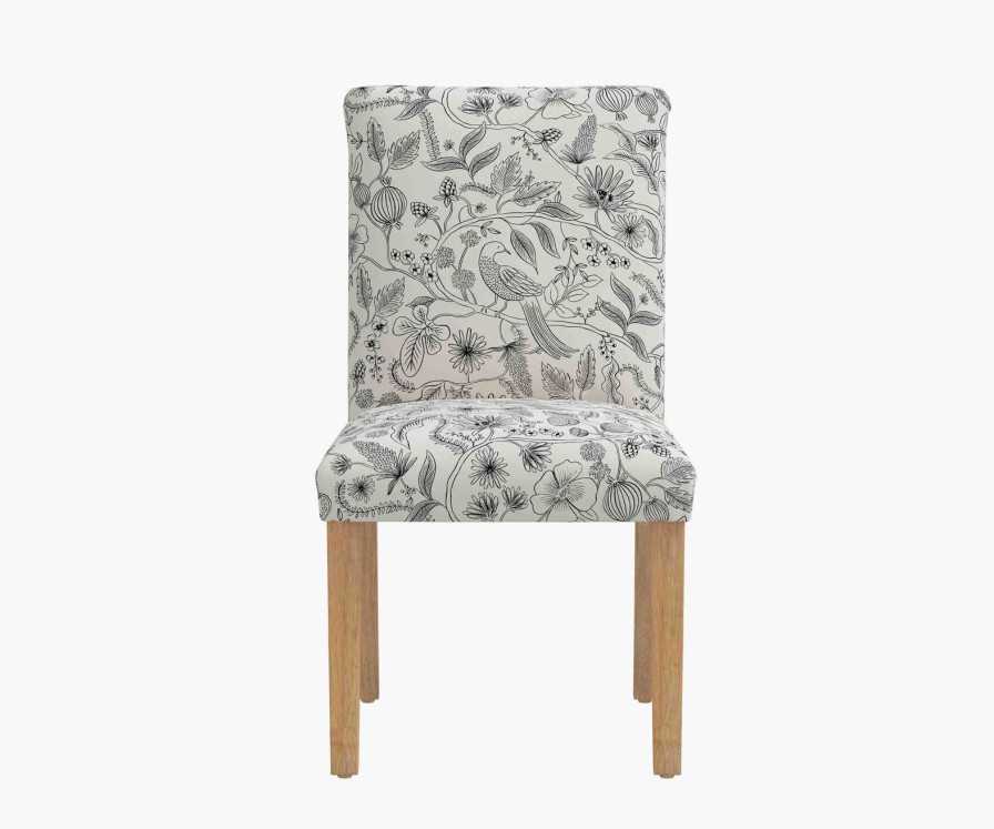 Home RIFLE PAPER Co. Dining Chairs | Lorraine Dining Chair| Black & Cream Lorraine Dining Chair