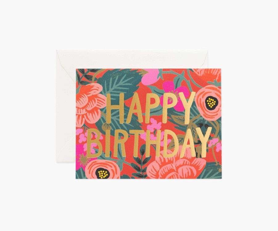 Cards & Occasions RIFLE PAPER Co. Birthday | Poppy Birthday|Poppy Birthday