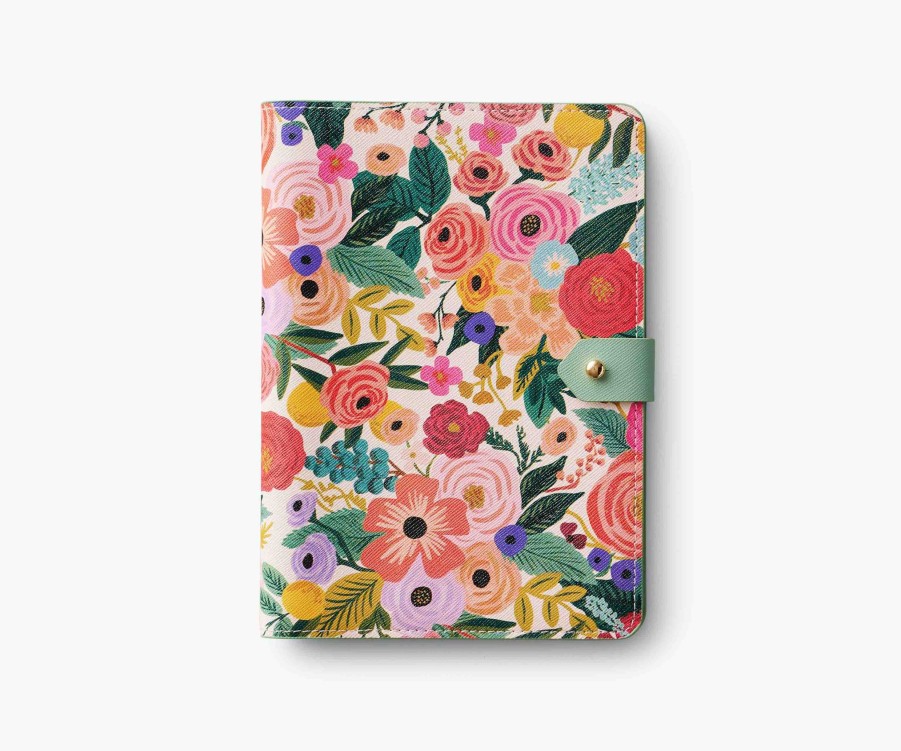 Desk & Journals RIFLE PAPER Co. Notebooks | Refillable Folio Journal| Refillable Folio Journal Garden Party