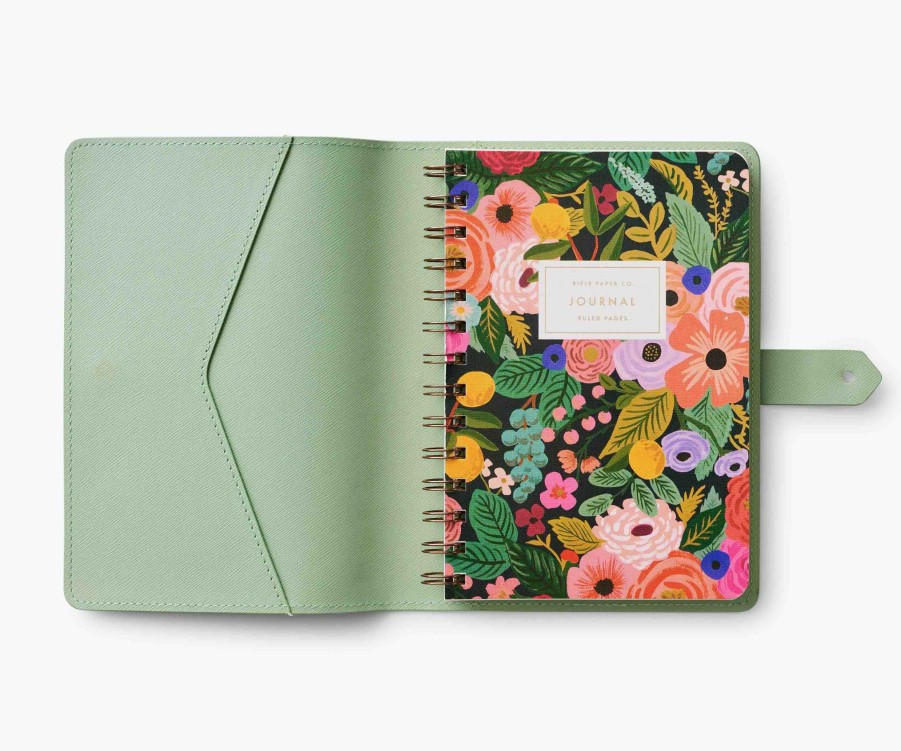 Desk & Journals RIFLE PAPER Co. Notebooks | Refillable Folio Journal| Refillable Folio Journal Garden Party